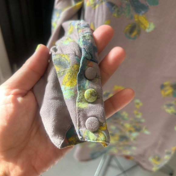 Free People long slee blouse / Floral Size S - Picture 4 of 8